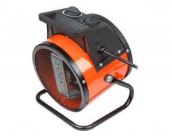 Нагреватель воздуха электр. Ecoterm EHR-03/1D (пушка, 3 кВт, 220 В, термостат, керамика PTC) (ET1522-1) (ECOTERM) (ET1522-1)-foto4