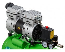 Компрессор ECO AE-25-OF1 безмасляный (140 л/мин, 8 атм, коаксиальный, безмасляный, ресив. 24 л, 220 В, 0,8 кВт) (AE-25-OF1)-foto5