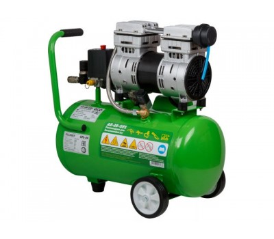 Компрессор ECO AE-25-OF1 безмасляный (140 л/мин, 8 атм, коаксиальный, безмасляный, ресив. 24 л, 220 В, 0,8 кВт) (AE-25-OF1)