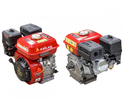 Двигатель 6.5 л.с. бензиновый (шлицевой вал диам. 25 мм.) (Макс. мощность: 6.5 л.с, Шлицевой вал д.25 мм.) (SL-168F-SH25) (ASILAK) (SL-168F-SH25)