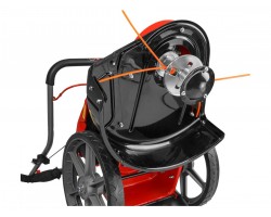 Газонокосилка бензиновая ECO LG-820 (травокосилка) (5.0 л.с., шир. 56 см,, ручной привод, колеса 14\', без травосборника) (EC1553-7) (EC1553-7)-foto7