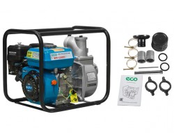 Мотопомпа бензиновая ECO WP-1203C (для слабозагрязненной воды, 5 кВт, 1200 л/мин, 3\') (WP-1203C)