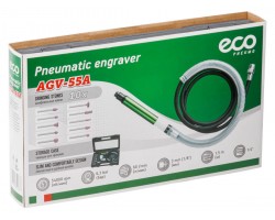 Гравер пневматический ECO AGV-55A (Цанговый патрон: 3 мм (1/8\'), 54000 об/мин, 6,3 бар, 60 л/мин,) (AGV-55A)-foto8