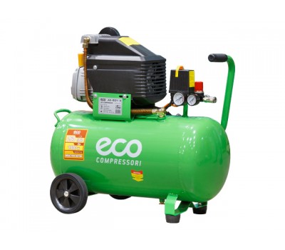 Компрессор ECO AE-501-3 коаксиальный (260 л/мин, 8 атм, коаксиальный, масляный, ресив. 50 л, 220 В, 1.80 кВт) (AE-501-3)