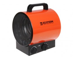 Нагреватель воздуха электр. Ecoterm EHR-03/1E (пушка, 3 кВт, 220 В, термостат) (ECOTERM) (EHR-03/1E)