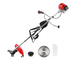 Мотокоса ECO GTP-189F с ножом, диском и головкой (1.85 кВт, 2.5 л.с., 52.0 см3, нож 255х25.4 мм, нож 3 зуб.,нож 40зуб, ремень двухлямочный, вес 7.7 кг (GTP-189F)