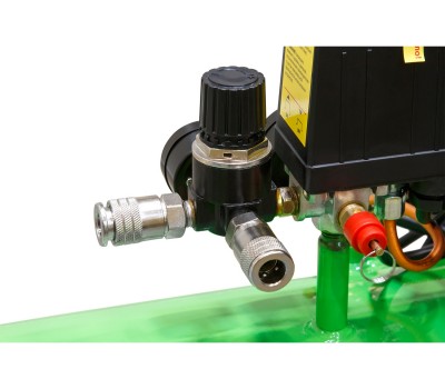 Компрессор ECO AE-1005-3 коаксиальный (440 л/мин, 8 атм, коаксиальный, масляный, ресив. 100 л, 220 В, 2.20 кВт) (AE-1005-3)