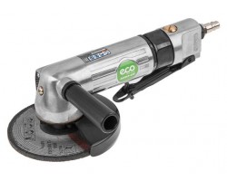 Пневмошлифмашина угловая ECO AAG12-125 (125 мм / 5\', 11000 об/мин, 180 л/мин, бонус: зачистной диск 1 шт) (AAG12-125)
