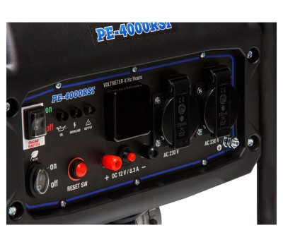 Электростанция (генератор инверторный бензиновый) ECO PE-4000RSI (инверторный, 3.7 кВт, 230 В, бак 7.0 л, вес 29 кг) (EC1562-8) (EC1562-8)