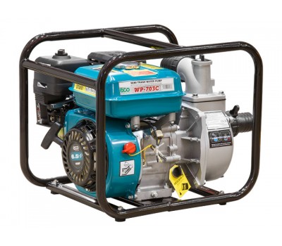 Мотопомпа бензиновая ECO WP-703C (для слабозагрязненной воды, 4,9 кВт, 700 л/мин, 2\') (WP-703C)