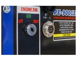 Электростанция (генератор бензиновый) ECO PE-9001ES (электростарт, 6,5 кВт, 220 В, автозапуск*, бак 25.0 л, вес 81.9 кг) (PE-9001ES)-foto7