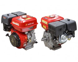Двигатель 9.0 л.с. бензиновый (цилиндрический вал диам. 25 мм.) (Макс. мощность: 9.0 л.с, Цилиндрический вал д.25 мм.) (SL-177F-D25) (ASILAK) (SL-177F-D25)