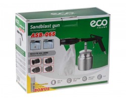 Пистолет пескоструйный с баком ASB-06S ECO (Рабочее давление: 3-4 бар, 360 л/мин, Резервуар: 850 мл,) (ASB-06S)-foto5