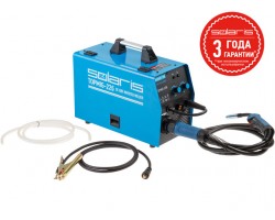 Полуавтомат сварочный Solaris TOPMIG-226 с горелкой 3 м (220В, MIG/FLUX, евроразъем, горелка 3 м, смена полярности) (TOPMIG-226WG3) (SOLARIS) (TOPMIG-226WG3)