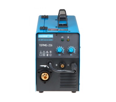 Полуавтомат сварочный Solaris TOPMIG-226 с горелкой 3 м (220В, MIG/FLUX, евроразъем, горелка 3 м, смена полярности) (TOPMIG-226WG3) (SOLARIS) (TOPMIG-226WG3) Полуавтомат сварочный Solaris TOPMIG-226 с горелкой 3 м (220В, MIG/FLUX, евроразъем, горелка 3 м, смена полярности) (TOPMIG-226WG3) (SOLARIS) (TOPMIG-226WG3)