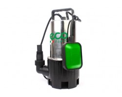 Насос погружной для загрязненной воды, нерж. ECO DI-902, 900Вт, 14500 л/ч (900 Вт, 14500 л/ч, 9 м) (DI-902)