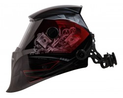 Щиток сварщика с самозатемняющимся светофильтром Solaris ASF520S (Car Master красный) (1/1/1/2, 95x43 мм (40,9 см2), DIN 4/9-13 (регул), шлифовка, ре (ASF520S.CMR)-foto3