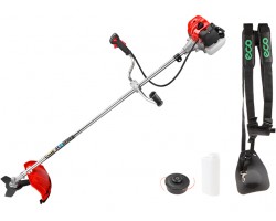 Мотокоса ECO GTP-145N с ножом и головкой (1.45 кВт, 2.0 л.с., 43.0 см3, нож 255х25.4 мм, лёгкий запуск, 3 зуб., ремень двухлямочный, вес 7.6 к) (GTP-145N)