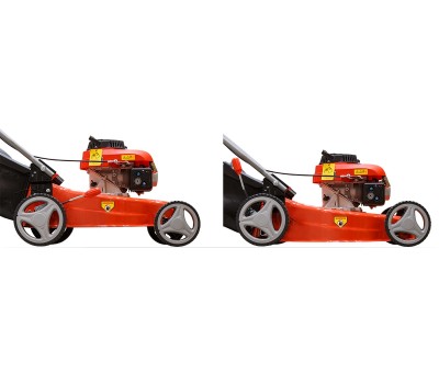 Газонокосилка бензиновая ECO LG-533 (4.0 л.с., шир. 46 см, ручной привод, стальн. корпус, травосборник 60 л) (LG-533) Газонокосилка бензиновая ECO LG-533 (4.0 л.с., шир. 46 см, ручной привод, стальн. корпус, травосборник 60 л) (LG-533)