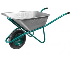 Тачка строительная ECO WB6418-1 (120л, 200кг, 1 пневмоколесо 4.00-8, вес 13 кг) (Подходит колесо арт. WB-P006) (WB6418-1)