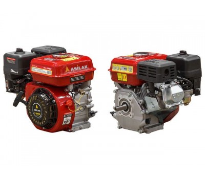 Двигатель 7.0 л.с. бензиновый (цилиндрический вал диам. 20 мм.) (Макс. мощность: 7.0 л.с, Цилиндр. вал д.20 мм.) (SL-170F-D20) (ASILAK) (SL-170F-D20)