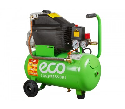 Компрессор ECO AE-251-1 (235 л/мин, 8 атм, коаксиальный, масляный, ресив. 24 л, 220 В, 1.50 кВт) (AE-251-1)