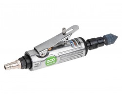 Пневмошлифмашина прямая ECO ADG25-01 с набором шарошек (25000 об/мин, 115 л/мин, Цанги:3 мм/6 мм, 10 шлифкамней, Чемодан) (ADG25-01)-foto3