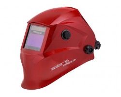 Щиток сварщика с самозатемняющимся светофильтром Solaris ASF650Х (красный металлик) (1/1/1/2, 100x45 мм (45,0 см2), DIN 3/9-13 (регул), 4 сенсора, ес (ASF650X.PRD)