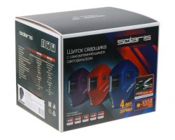 Щиток сварщика с самозатемняющимся светофильтром Solaris ASF650Х (красный металлик) (1/1/1/2, 100x45 мм (45,0 см2), DIN 3/9-13 (регул), 4 сенсора, ес (ASF650X.PRD)-foto6