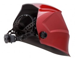 Щиток сварщика с самозатемняющимся светофильтром Solaris ASF650Х (красный металлик) (1/1/1/2, 100x45 мм (45,0 см2), DIN 3/9-13 (регул), 4 сенсора, ес (ASF650X.PRD)-foto3