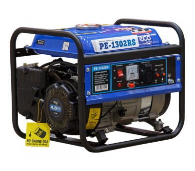 Электростанция (генератор бензиновый) ECO PE-1302RS (1.1 кВт, 230 В, бак 6.0 л, вес 23 кг) (PE-1302RS)