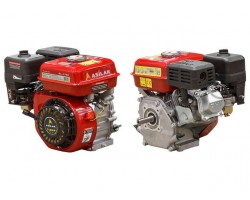 Двигатель 7.0 л.с. бензиновый (цилиндрический вал диам. 19 мм.) (Макс. мощность: 7.0 л.с, Цилиндр. вал д.19 мм.) (SL-170F-D19) (ASILAK) (SL-170F-D19)