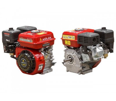 Двигатель 7.0 л.с. бензиновый (цилиндрический вал диам. 19 мм.) (Макс. мощность: 7.0 л.с, Цилиндр. вал д.19 мм.) (SL-170F-D19) (ASILAK) (SL-170F-D19)