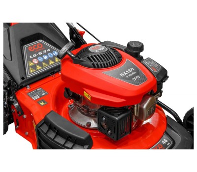 Газонокосилка бензиновая ECO LG-534 (4.0 л.с., шир. 46 см, ручной привод, мульчир., стальн.корпус, травосборник 50 л) (EC1505-1) (EC1505-1) Газонокосилка бензиновая ECO LG-534 (4.0 л.с., шир. 46 см, ручной привод, мульчир., стальн.корпус, травосборник 50 л) (EC1505-1) (EC1505-1)