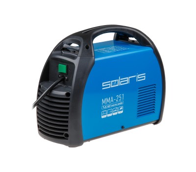 Инвертор сварочный SOLARIS MMA-251 (230В, 20-250 А, 70В, электроды диам. 1.6-5.0 мм, вес 5.3 кг) (MMA-251) Инвертор сварочный SOLARIS MMA-251 (230В, 20-250 А, 70В, электроды диам. 1.6-5.0 мм, вес 5.3 кг) (MMA-251)