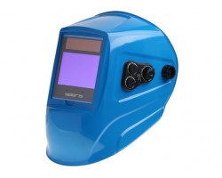 Щиток сварщика с самозатемняющимся светофильтром Solaris ASF800S Blue (1/1/1/1, 102х68 мм (69,4 см2), DIN 4/5-9/9-13 (регул), 4 сенсора, шлифовка, ре (ASF800S.BL)