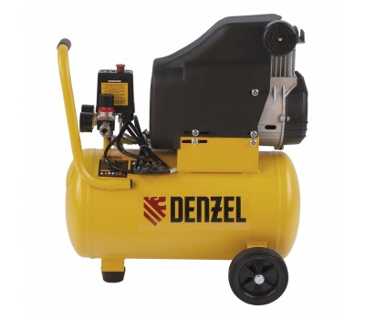 Компрессор воздушный DLC1300/24 безмасляный 1.3 кВт, 24 литра, 206 л/мин Denzel