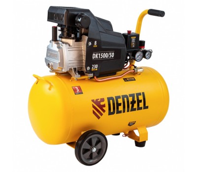 Компрессор воздушный DK1500/50, Х-PRO 1.5 кВт, 230 л/мин, 50 л Denzel