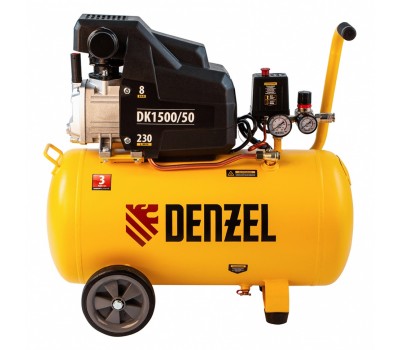 Компрессор воздушный DK1500/50, Х-PRO 1.5 кВт, 230 л/мин, 50 л Denzel
