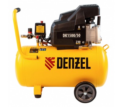 Компрессор воздушный DK1500/50, Х-PRO 1.5 кВт, 230 л/мин, 50 л Denzel