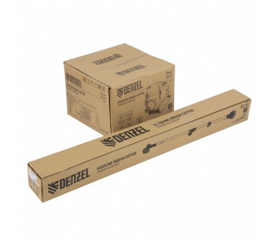 Триммер бензиновый DTL-33S, 33 см3, разъемная штанга, состоит из 2 частей Denzel