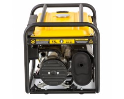Генератор бензиновый PS 33, 3.3 кВт, 230 В, 15 л, ручной стартер Denzel-foto12