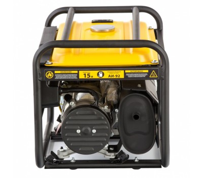 Генератор бензиновый PS 33, 3.3 кВт, 230 В, 15 л, ручной стартер Denzel