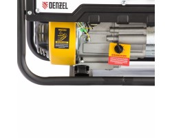 Генератор бензиновый PS 33, 3.3 кВт, 230 В, 15 л, ручной стартер Denzel-foto8