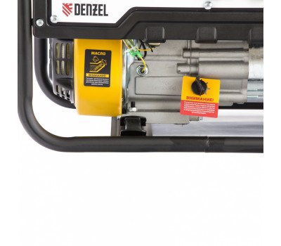 Генератор бензиновый PS 33, 3.3 кВт, 230 В, 15 л, ручной стартер Denzel