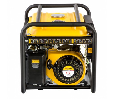 Генератор бензиновый PS 33, 3.3 кВт, 230 В, 15 л, ручной стартер Denzel