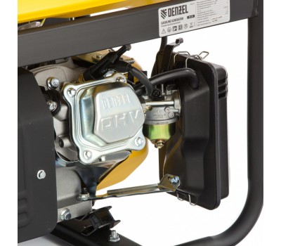 Генератор бензиновый PS 33, 3.3 кВт, 230 В, 15 л, ручной стартер Denzel