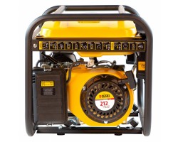 Генератор бензиновый PS 25, 2.5 кВт, 230 В, 15 л, ручной стартер Denzel-foto3