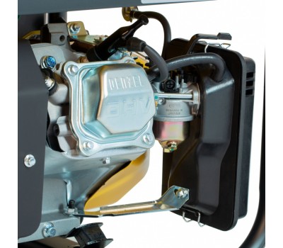 Генератор бензиновый PS 25, 2.5 кВт, 230 В, 15 л, ручной стартер Denzel