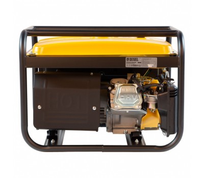 Генератор бензиновый PS 25, 2.5 кВт, 230 В, 15 л, ручной стартер Denzel